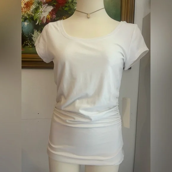 Kenneth Cole New York White Short Sleeve Tee - Picture 2 of 6